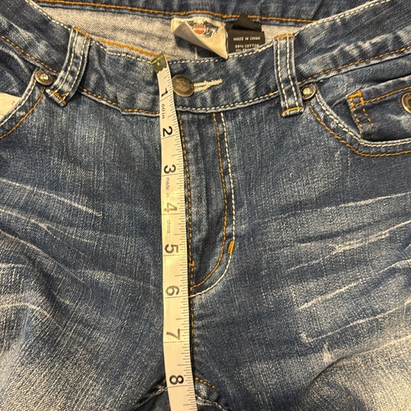 Original Harley Davidson Women's Blue Jeans - Picture 5 of 11